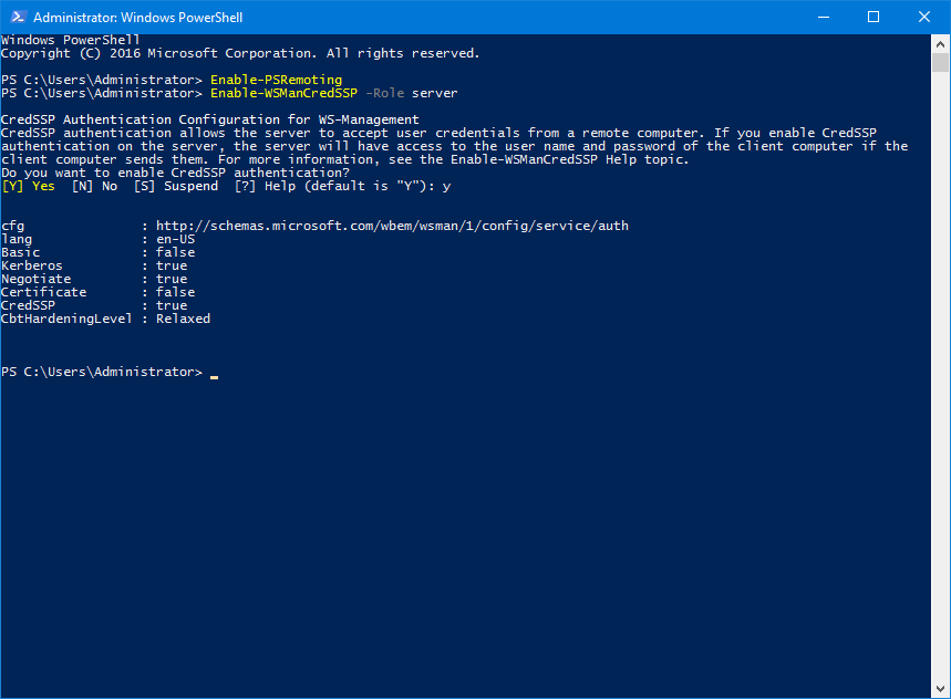 Enable remote hyper-v manager server config